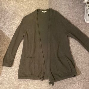 Madewell Green Sweater Cardigan